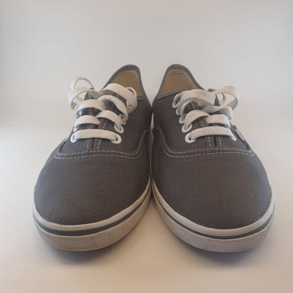 Vans Classic Laceup Low Top Shoes Gray Size Mens 6 Womens 7.5 - Picture 4 of 7